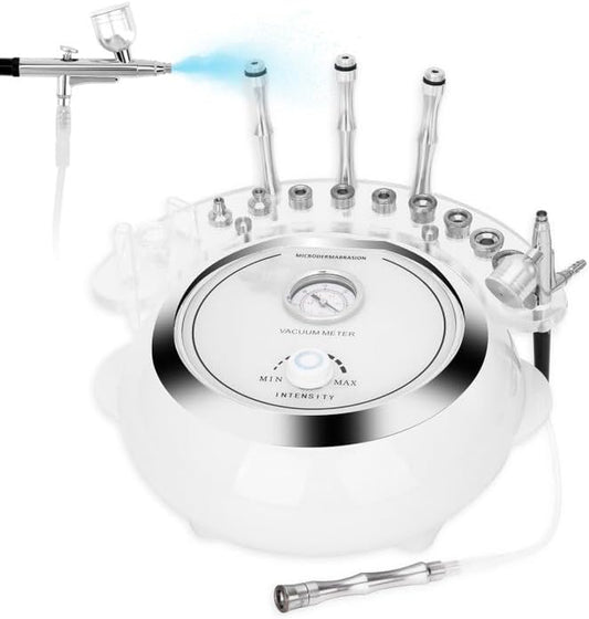 3 in 1 Diamond Face Machine for Facial Skin Care, Professional Suction Power Facial Device Equipment, 65-68Cmhg Facial Skin Care Salon Equipment